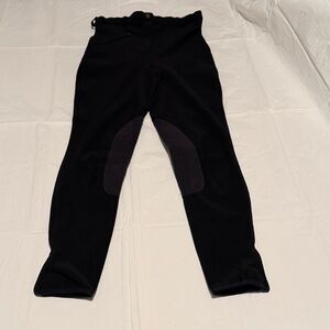 TuffRider Ride N Go Front Zip Knee Patch Breeches Size 28 (long)